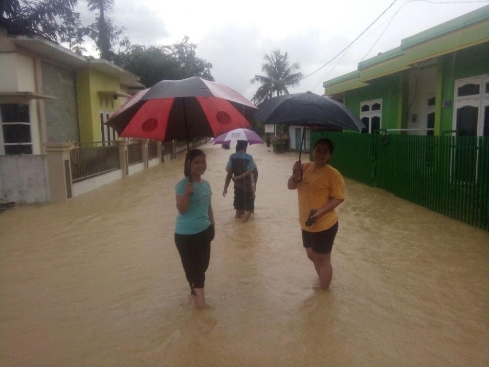Kawasan Banjir Melebar, Kelurahan Telihan Minta Siring Sungai