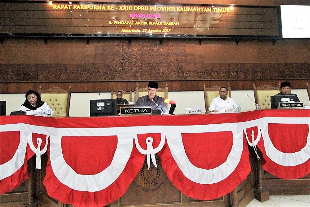 DPRD Kaltim Segera Sahkan Perda Hak Keuangan dan Administratif