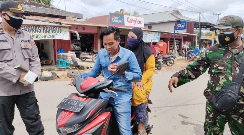 Tekan Angka Covid-19, Polsek Marangkayu Rutin Operasi Yustisi Tegakkan Prokes
