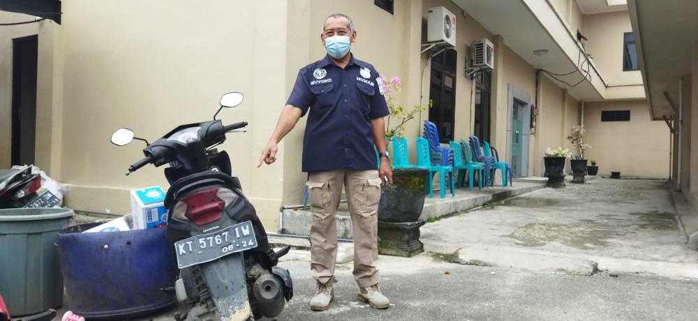 Pelaku Penggelapan Motor Ditangkap Saat Asik Jalan-jalan