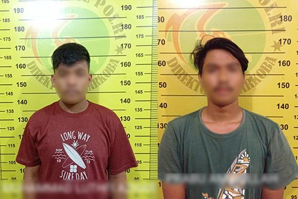 Simpan Sabu, 2 Pemuda Dicokok Polisi di Gunung Elai