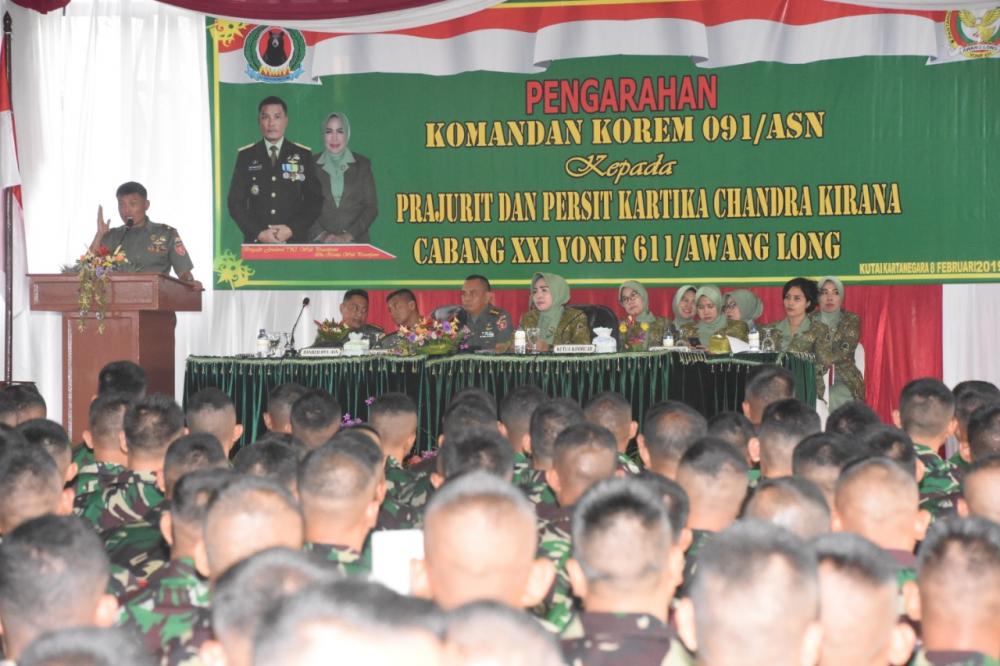 Kunjungan Kerja, Danrem 091/ASN Ingatkan Soal Narkoba