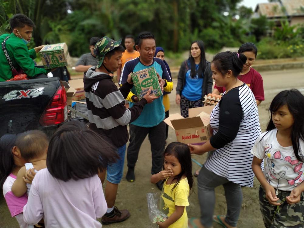 Sepekan Relawan Bontang Salurkan Bantuan di Masamba, Wabup Lutra Beri Apresiasi