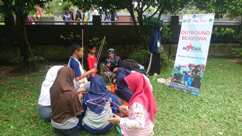 PKPU HI Kaltim Gelar Outbond Bagi Penerima Beasiswa Be A Star