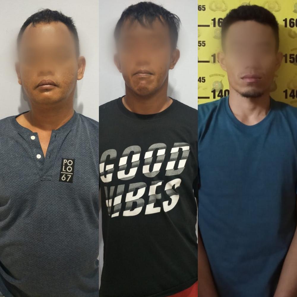 Sepekan, Polres Bontang Ciduk 3 Pengedar Sabu