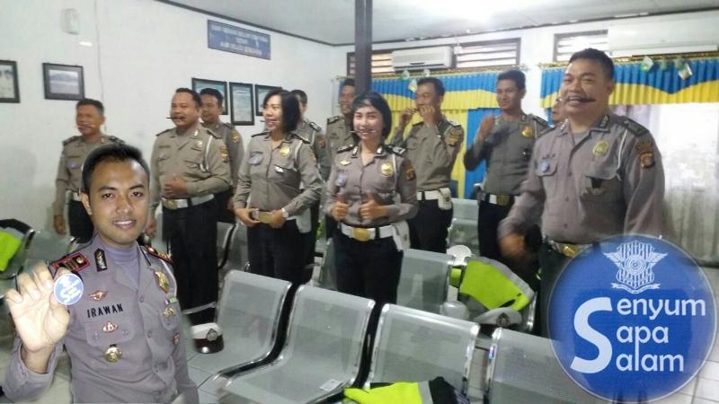 BEDA, SATLANTAS POLRES BONTANG PUNYA SLOGAN DAN GAYA BARU