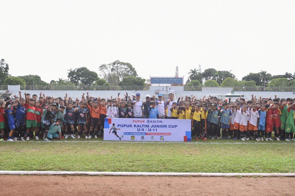 Pembinaan Sepakbola Usia Dini, Pupuk Kaltim Gelar PKT Junior Cup U-9 dan U-11