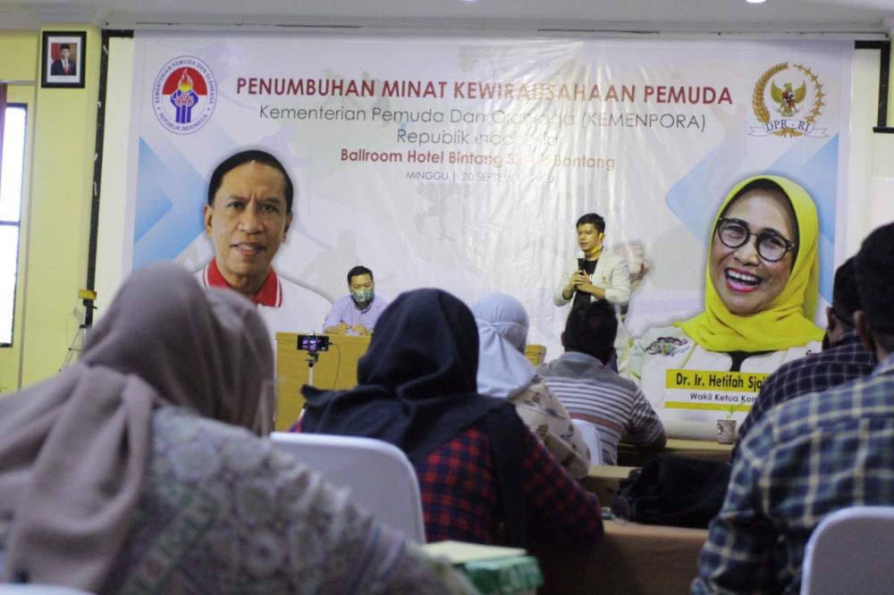 Tingkatkan Minat Usaha, Kemenpora Gelar Pelatihan Kewirausahaan di Bontang