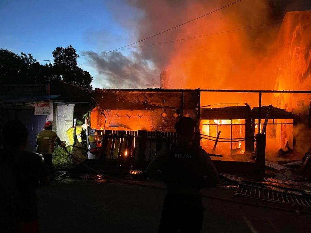 Kebakaran di Bangun Reksa Balikpapan, Kerugian Capai Miliaran  