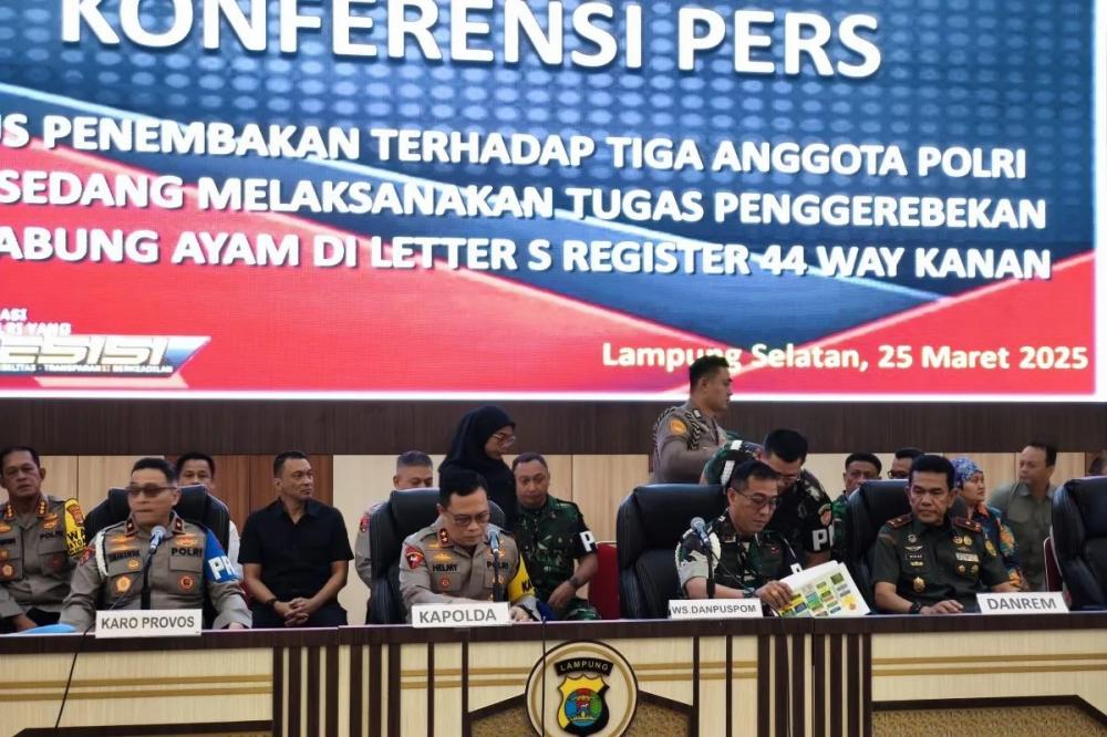 Brimob Jadi Tersangka Sabung Ayam Maut 3 Polisi Ditembak TNI