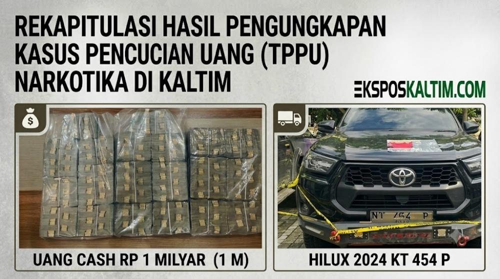 Kerajaan Uang Bandar Sabu Paser Dibongkar Polda Kaltim, Mobil Premium hingga Sawit 