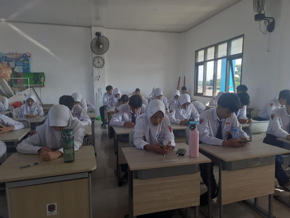 210 Siswa Kelas IX SMPN 1 Bontang Ikuti Try Out MKKS