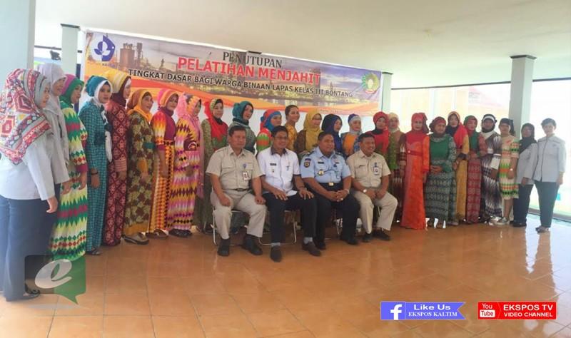 PUPUK KALTIM GELAR PENUTUPAN PELATIHAN MENJAHIT UNTUK WARGA BINAAN LAPAS 
