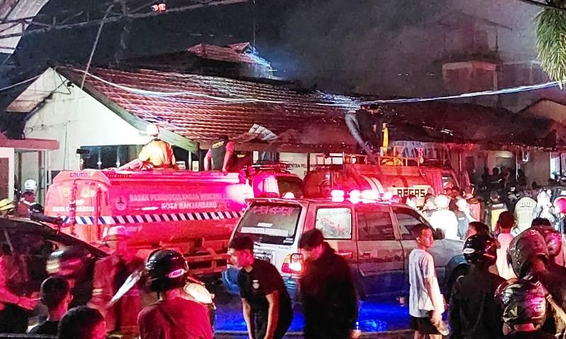 Sumber Ledakan Sebelum Markas Polres Banjarbaru Terbakar