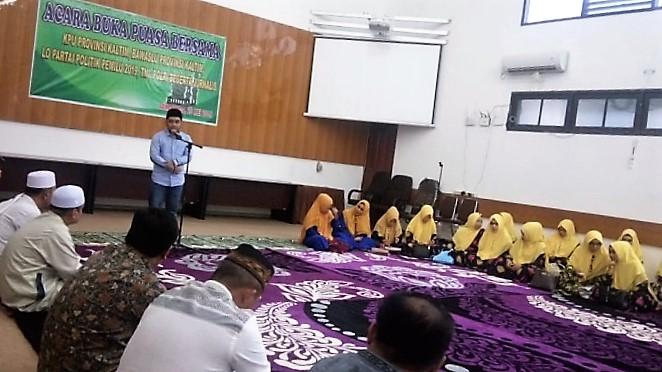 Buka Puasa Bersama KPU Kaltim, Bentuk Syukur dan Belasungkawa 