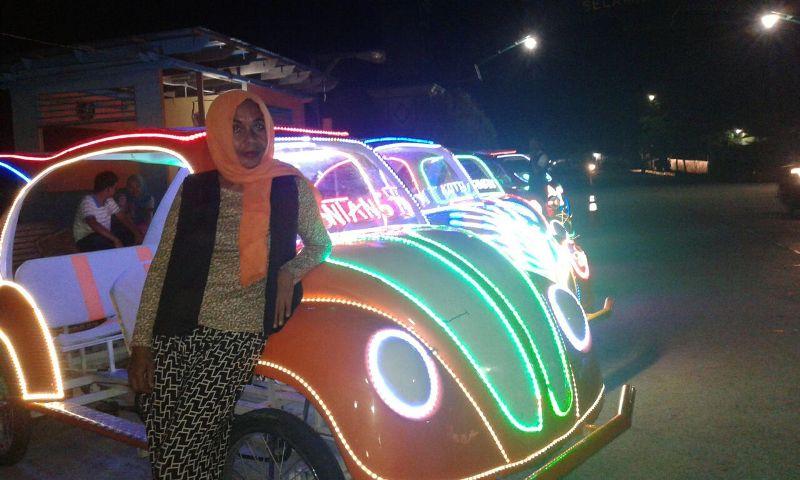 HARPIAH, PENGUSAHA MOBIL GOWES DI BONTANG DENGAN KONSEP JOGJA