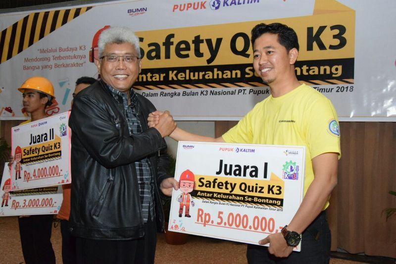 Membanggakan! Belimbing Sabet Juara 1 di Acara Safety Quiz Pupuk Kaltim