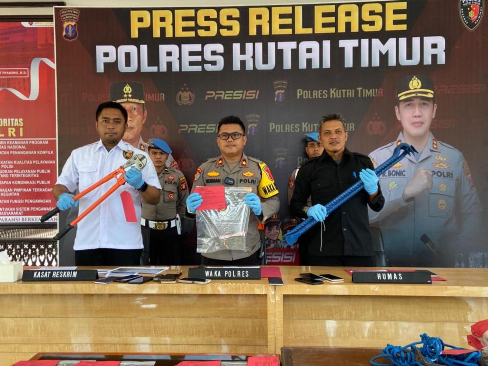 Pelaku Pembobolan Gudang Brankas Perusahaan di Teluk Pandan Diringkus Polisi