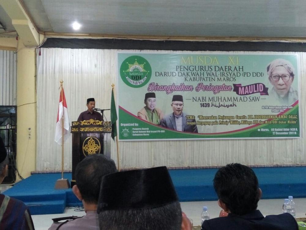 DDI Maros Gelar Musyawarah Daerah XI