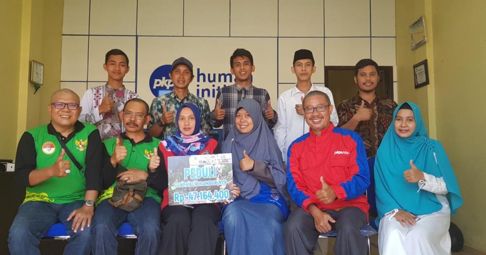 Peduli Gempa Lombok, Dana 47 Juta dari Masyarakat Bontang Disalurkan Lewat PKPU
