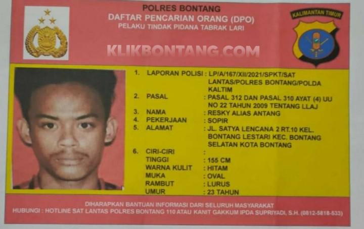 Sopir Truk Pelaku Tabrakan Maut di Bontang Lestari Masih Buron
