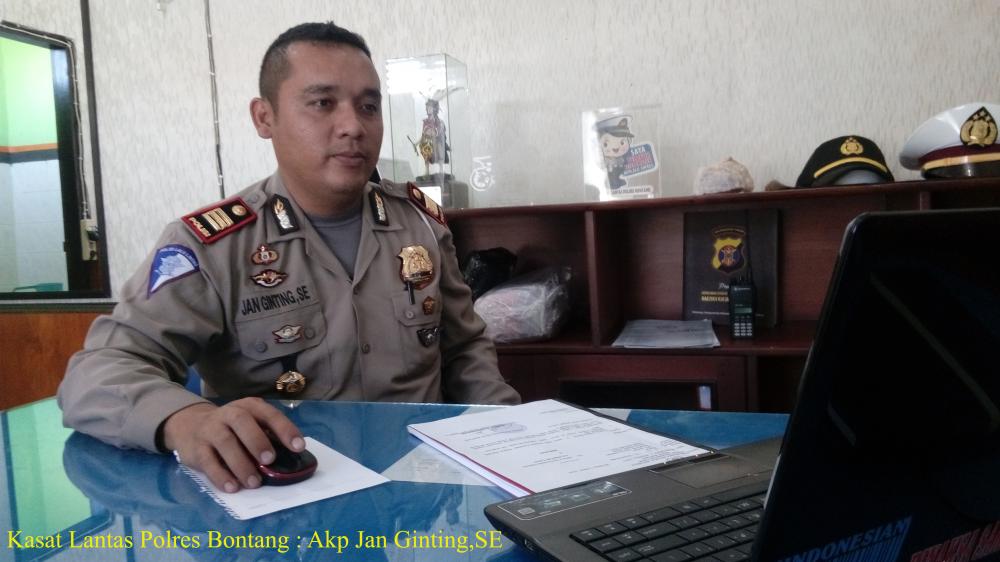 AWAL TAHUN 2016, SATLANTAS POLRES BONTANG MERILIS 160 KASUS PELANGGARAN YANG DIDOMINASI PELAJAR
