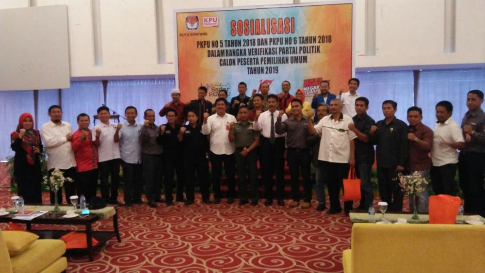 Jelang Verifikasi Parpol, KPU Bontang Sosialisasikan PKPU Baru