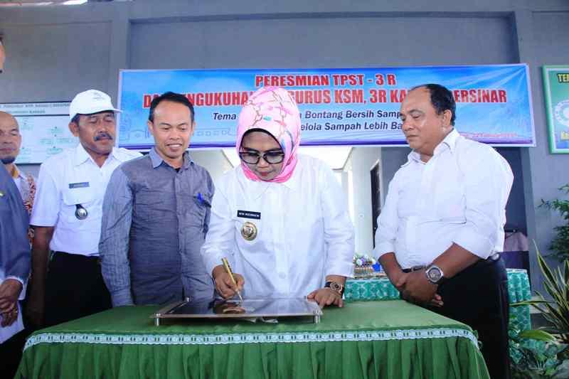 TPSP3R Kanaan Diresmikan, Daur Ulang Sampah Melibatkan Warga