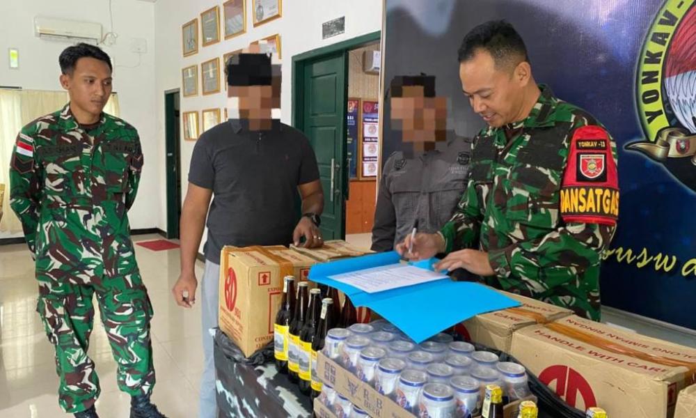 Ratusan Miras asal Malaysia Disita dari Jalur “Tikus” Nunukan