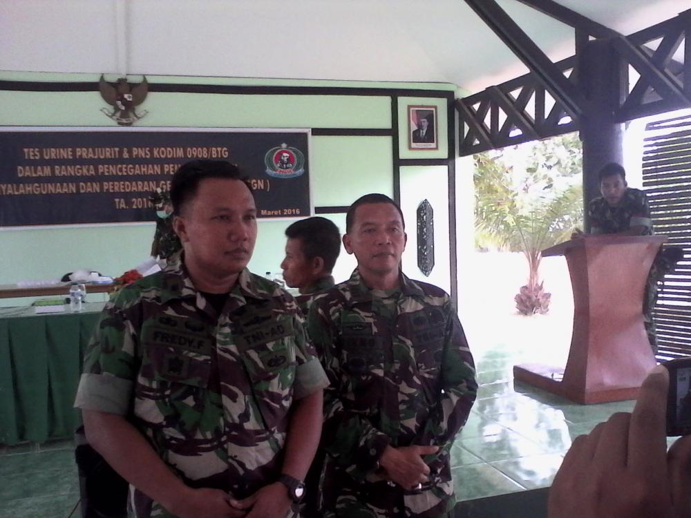 KODIM 0908 BONTANG LAKUKAN TES URIN KEPADA SELURUH ANGGOTANYA