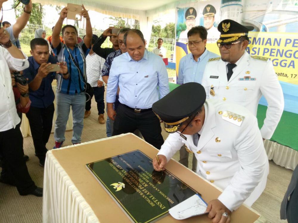 Cakupan Air Bersih Sangatta Baru 61 persen, IPA Kudungga Diresmikan