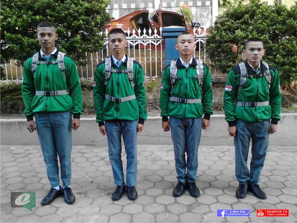 Koramil Long Bangun Utus 4 Pelajar Berprestasi ke Mabes TNI Pusat