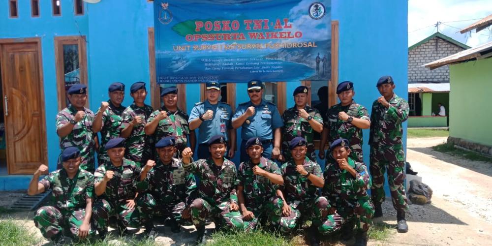 Mitigasi Bencana, Pushidrosal Tni Al Gelar Survei Hidro-Oseanografi di Perairan Waikelo 
