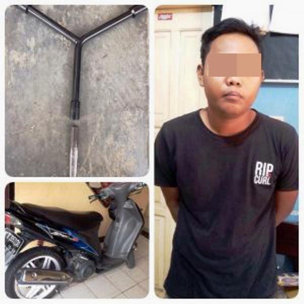 Curi Motor, Perantau dari Sulawesi Nyaris Dimassa