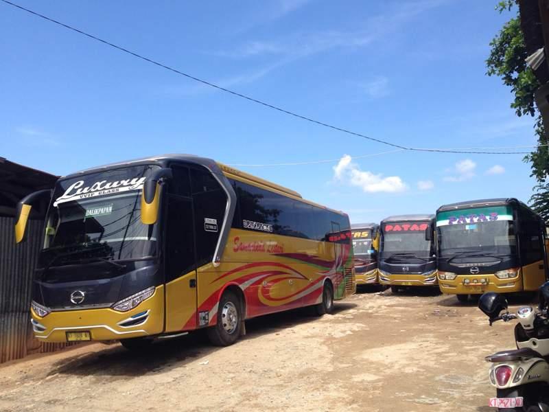ARUS MUDIK DI TERMINAL BUS PATAS KOTA BONTANG MASIH SEPI