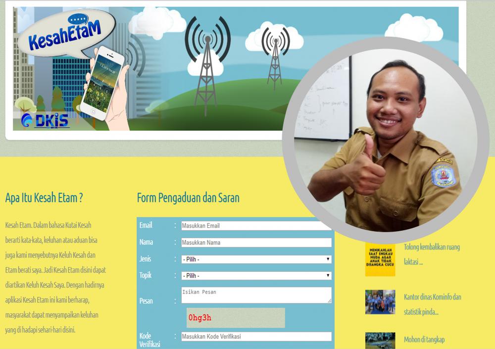 "Kesah Etam" Layanan Aduan Untuk Masyarakat Bontang