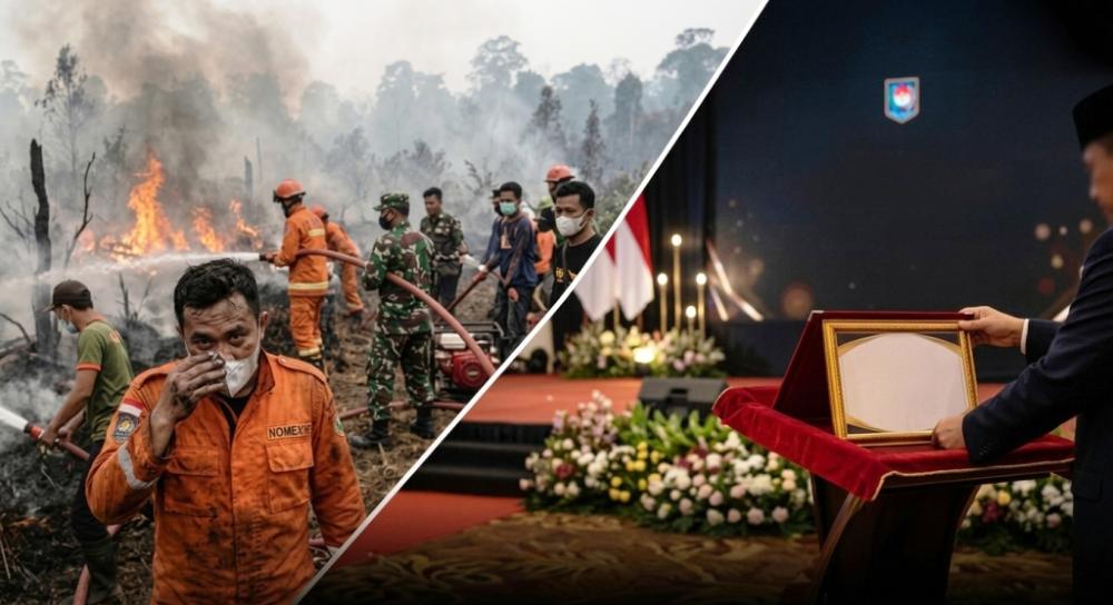 Kalimantan Masih Berjibaku dengan Karhutla, Penghargaan Pemda Dinilai Ironis