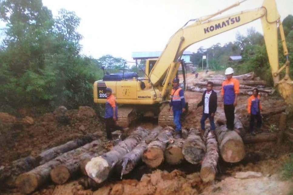 Perawatan Jalan dan Jembatan Terkendala Curah Hujan Tinggi