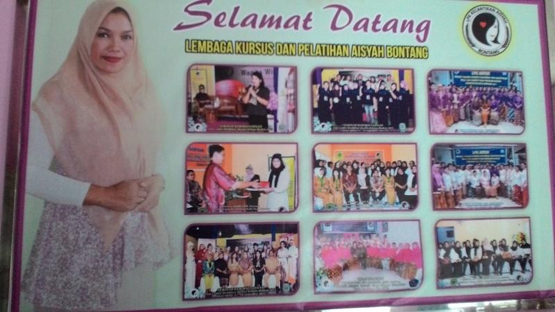 DIRIKAN LPK, AISYAH BANTU WARGA KURANG MAMPU MILIKI KETERAMPILAN