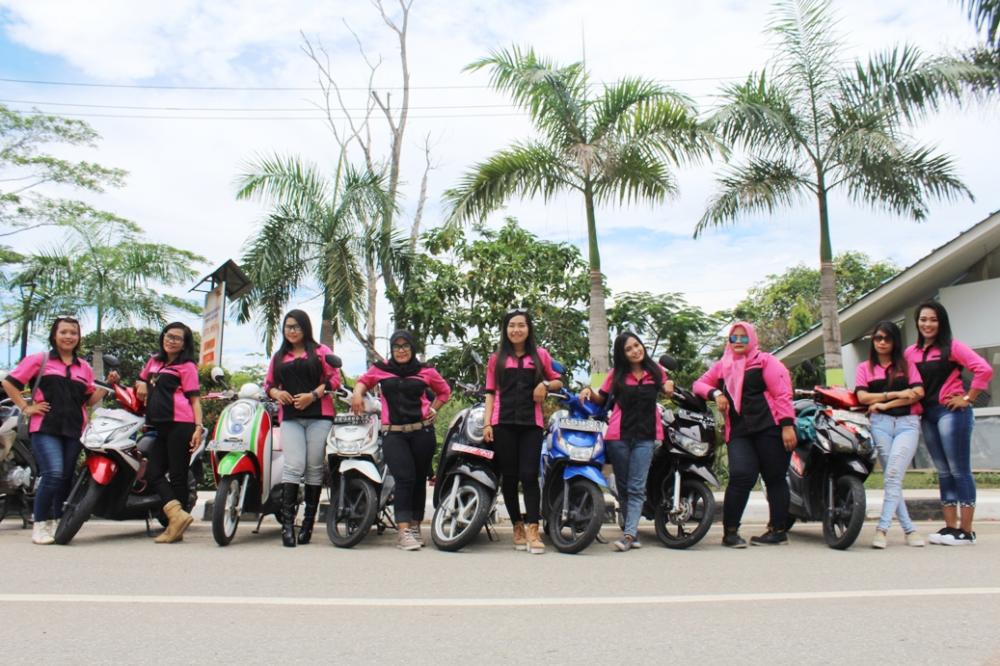 LMBC, KOMUNITAS LADIES PECINTA MOTOR MATIC DI KOTA BONTANG