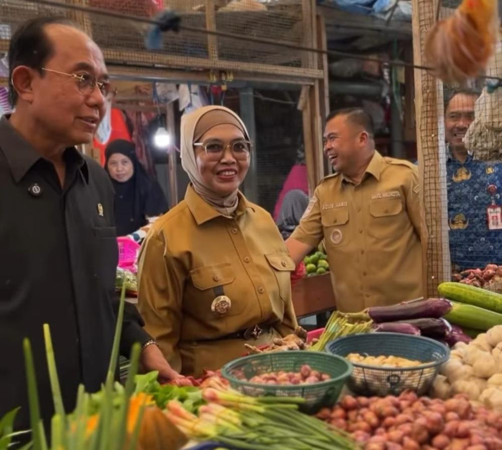 Sidak Pasar Jelang Lebaran, Wali Kota Neni Tegaskan Tak Ada Lonjakan Harga Signifikan