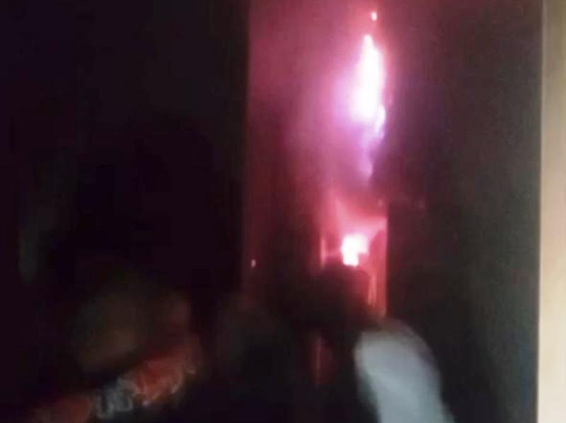 Dispopar Bontang Menyala, Api Diduga Berasal dari Panel Listrik