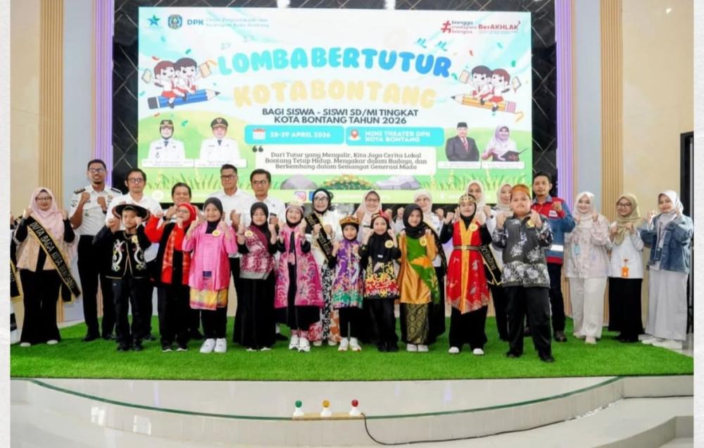 Wali Kota Neni Apresiasi 10 Finalis Lomba Bertutur Tingkat SD/MI se-Kota Bontang, Ini Daftar Juarany
