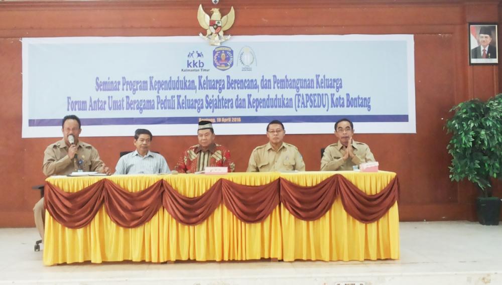  BPPKB DAN BKKBN BONTANG, GELAR SEMINAR PROGRAM KELUARGA BERENCANA 