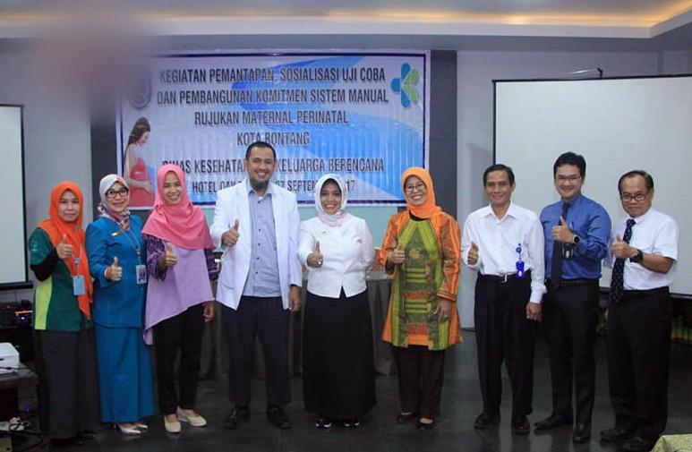 Dinkes-KB Bontang Sosialisasikan Sistem Manual Rujukan Maternal Perinatal