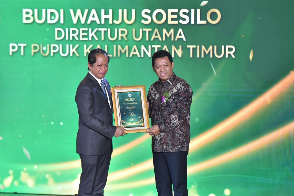 Pupuk Kaltim Pertahankan PROPER Emas Ke-8, Perkuat Posisi Sebagai Pelopor Keberlanjutan
