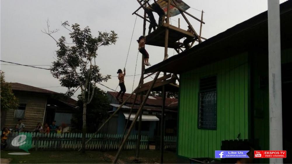 Koramil Long Bagun Beri Pelatihan Semi Militer ke 280 Anggota Pramuka