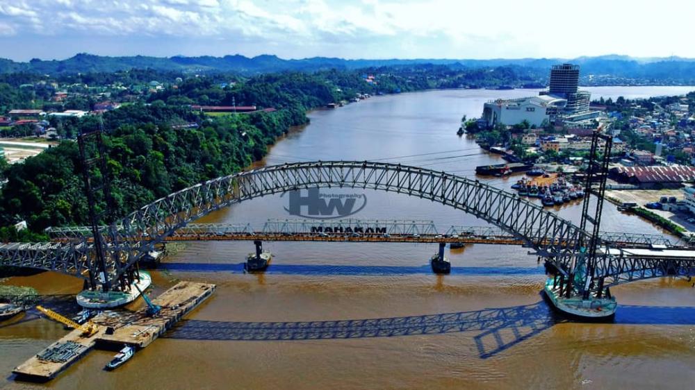 Jembatan Mahakam IV Samarinda Dipastikan Rampung Akhir Februari