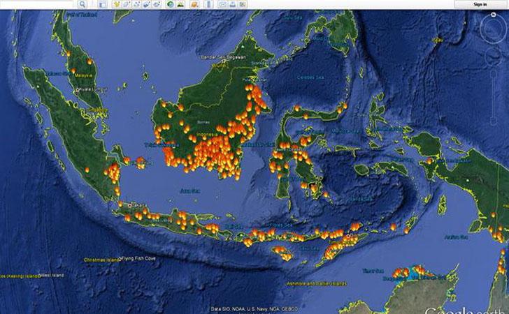 BMKG Deteksi 32 Titik Panas di Kaltim