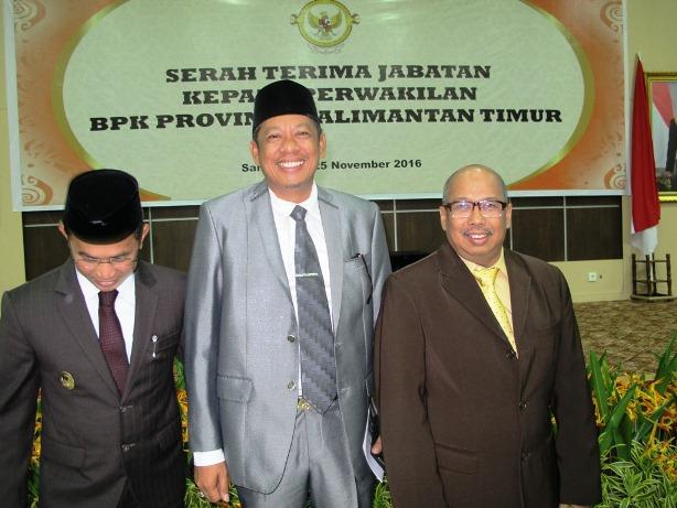 Basri Rase Hadiri Serah Terimah Jabatan Kepala BPK Baru Perwakilan Kaltim